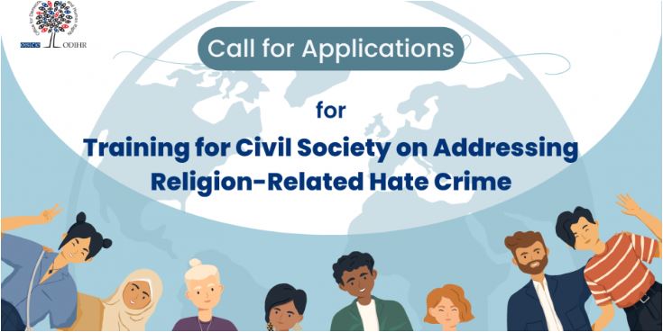 Call for Applications: Training for Civil Society on Addressing Religion-Related Hate Crime